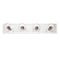 Westinghouse Fixture Wall 100W 4-Light Bath Bar Beveled Mirror No Shade 6644900 - alternate 1